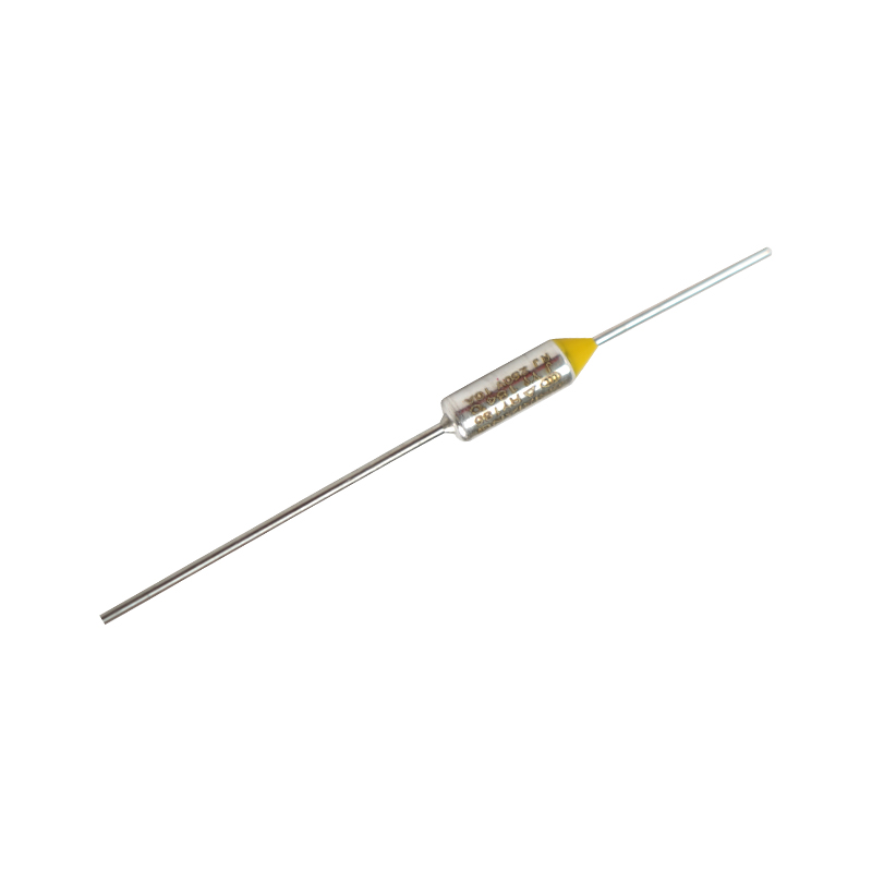 使い捨て温度ヒューズ 小型家庭用電化製品内部の 1 回限りの回復不可能な温度ヒューズ 使い捨て温度ヒューズ 小型家庭用電化製品内部の 1 回限りの回復不可能な温度ヒューズ